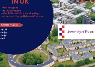 University of Essex – January Intake 2024!